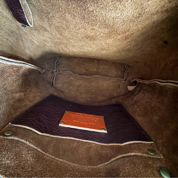 Portland Leather Goods Medium Tote Bag with Tan Straps - Picture 4 of 6